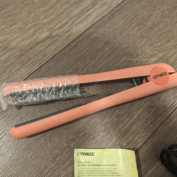AMIKA: | New!Limited edition hair straightener, Coral / Bright Peach / Orange - Picture 2 of 5